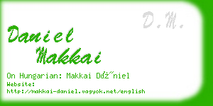 daniel makkai business card